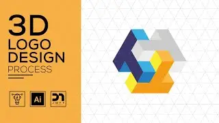 How to design a 3D logo with Geometric Grid | Adobe Illustrator Logo Design Tutorial