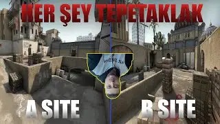 5v5'de YENİ ÇAĞ!!! TERS DUST2'de Mekiple CSGO VS | CyberRulz CSGO 5v5