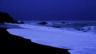 Deep Sleeping 10 Hours - Peaceful Ocean Waves for Sleep , Rolling Ocean Sounds to Calm Anxiety