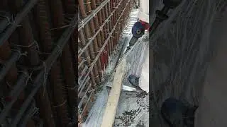 core wall kicker hacking #corewall #concrete #construction #civilengineering