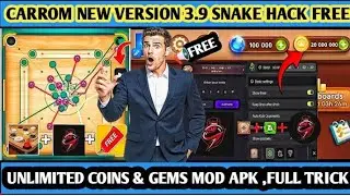 Carrom Pool New Version Snake Engine Hack//Bilkul Free Hack// 100% Working, Full Details 💥☠️//