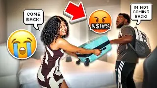 PACKING MY BAGS AND LEAVING NIA PRANK!! *SHE CRIED* 💔