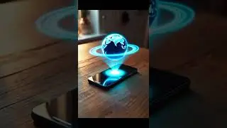 Телефон на столе&hellip; А над ним &mdash; проекция Земли 📱🌍