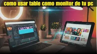 C&oacute;mo usar tu TABLET como SEGUNDO MONITOR  de pc ,para ANDROID  y IOS  por USB (Sin Lag)