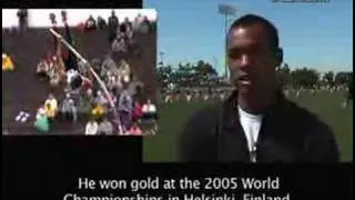 Interview with decathlete Bryan Clay