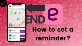 How to set a reminder about parking session ending on EasyPark?