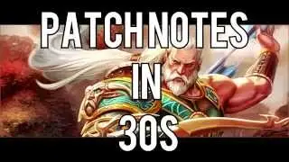 Smite: Patch Notes in 30s - November 11th (PTS)