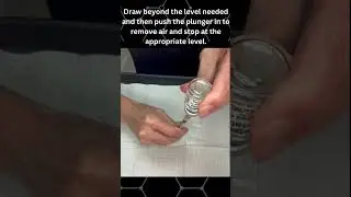 How to prepare medication for injection