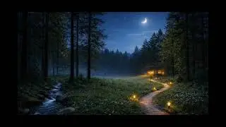 Quiet Forest Night 🌙 | Peaceful Nature Sounds for Deep Relaxation & Sleep