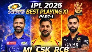 IPL 2026: MI + CSK + RCB &mdash; BEST PLAYING XI! 🔥 (PART 1) #shorts #cricket #trending 