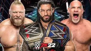 WWE Wrestling Roman Reigns Vs Brock Lesnar Vs John Cena Tables Match #wwe #wwe2k25 #ps5 #gaming #sho