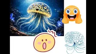 The Abyss Awakens: A Kid&rsquo;s Jellyfish Monster Brought to Life by AI