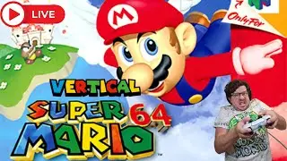 Time to Practice a full 16 star run! Super Mario 64 Vertical Stream