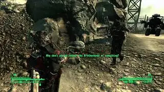 Fallout 3: Brotherhood Outcasts Patrol and Outcast Robot vs Raiders