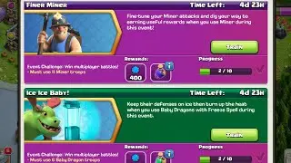 How to Complete Finer Miner & Ice Ice Baby Event in Clash of Clans