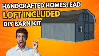 Handcrafted Homestead Best Barn Shed Standard + Loft Walk Through