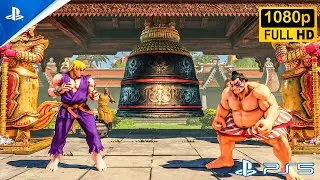 Street Fighter V | Ken vs E. Honda | PS5 Gameplay