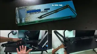 ALOGY | Micrphone Stand | Extendable Table Mount Microphone Stand | Unboxing & Review