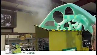 polyethylene foam recycle | GREENMAX PE foam densifier makes PE recycling normalized | M-C200E