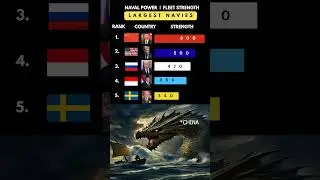 Top 5 Naval Fleets in the World 2025 🌊⚓ | Navy Comparison