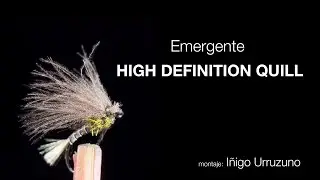 Montaje de mosca Emergente High Definition quill