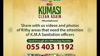 Keep Kumasi ghana clean