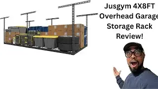 Обзор стеллажа для хранения вещей в гараже Jusgym 4X8FT!