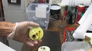 How to use an ultrasonic machine to clean fishing reel parts