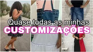 Minhas customiza&ccedil;oes / muitas dicas de customizar e renovar tuas roupas / renove teu guarda roupa
