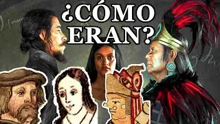 ACTORES vs REALIDAD | Aspecto físico Hernán Cortés, Moctezuma y Malinche