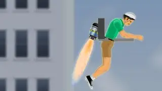 JETPACK BUTTCRACK FUN! (Happy Wheels Funny Moments)