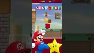 ABC Alphabet with Super Mario 🎮 | Learn Letters A&ndash;Z | Kids Learning Video