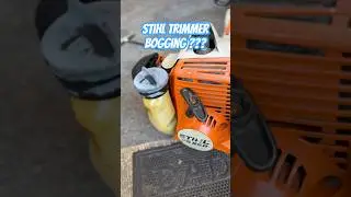Trimmer won&rsquo;t rev up 🤦🏻 #mechanic #repair #stihl
