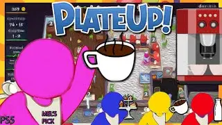 PlateUp! PS5 - 'MEL'S PICK: COFFEE TABLES & MACHINES' PT. 2 (4-Player Gameplay)