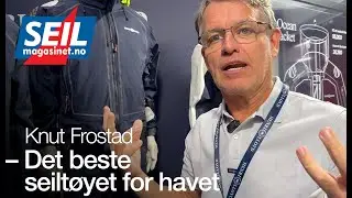 Knut Frostad viser frem Henri Lloyds nye offshore-t&oslash;y