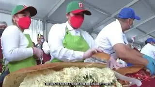 Cooks In Mexico Construct 'World's Largest Torta'