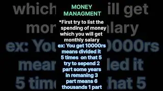 Money management book shortly to finincally stable to all people #money #moneymanagement #shorts