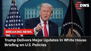 WATCH: President Trump Speaks From White House With Crucial Policy Announcements | DWS News | AC14
