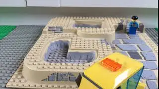 Lego stop motion de schoonmaakmachine