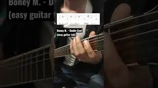 Easy guitar tab: Boney M. - Daddy Cool