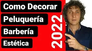 Como DECORAR una PELUQUERÍA 2022 🔴 [ Barbería o Estéticas ]