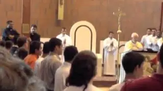 Cruz da JMJ no Seminário Redemptoris Mater de Brasília @