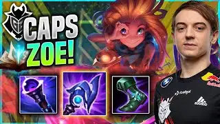 CAPS IS A GOD WITH ZOE! - G2 Caps Plays Zoe MID vs Graves! | Patch 11 16