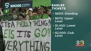 Eagles-49ers NFC championship ticket prices drop slightly