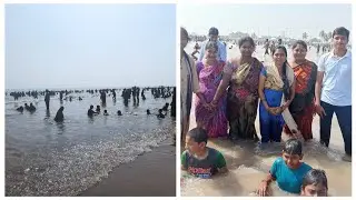 Bapatla beach|Beach vlog|Suryalanka beach vlog|🏖|Beach vlog with family|bapatla|