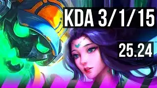 THRESH & Lucian vs JANNA & Miss Fortune (SUP) | Good KDA: 3/1/15 | EUW Master | 25.24