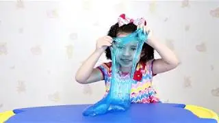 Slimes Kimeleka Glitter - Bella e Lel&ecirc; Brincando, Abrindo Slimes com Glitter