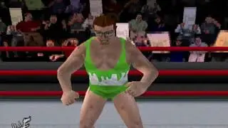 Booger from ECW Anarchy Rulz in WWF Attitude. Hahaha