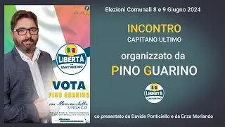 RTN-TV Pino Guarino presenta INCONTRO CAPITANO ULTIMO e ....