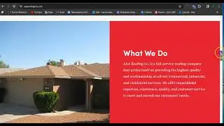 Website Review Video for AAA Roofing